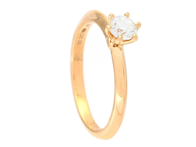 Smycken, ENSTENSRING, 18K guld