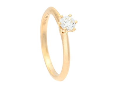 Smycken, ENSTENSRING, 18K guld