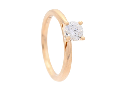 Smycken, ENSTENSRING, 18K guld