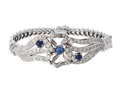Smycken, ARMBAND, 18K vitguld