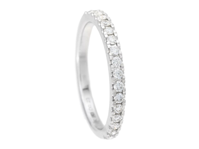 Smycken, ALLIANSRING, 18K vitguld