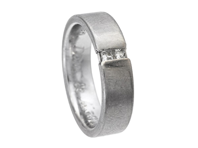 Smycken, RING, 18K vitguld