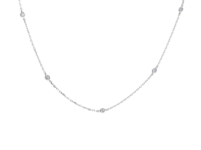 Smycken, COLLIER, 18K vitguld