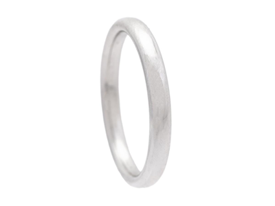 Smycken, SLÄT RING, 18K vitguld