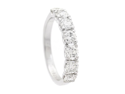 Smycken, ALLIANSRING, 18K vitguld