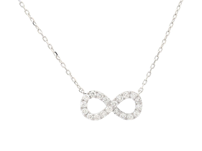 Smycken, COLLIER,  18K vitguld