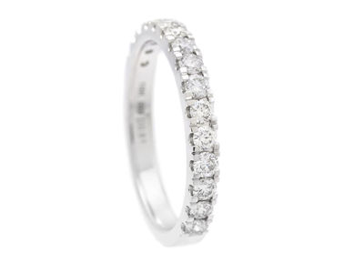 Smycken, ALLIANSRING, 18K vitguld