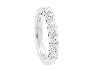 Smycken, ALLIANSRING, 18K vitguld