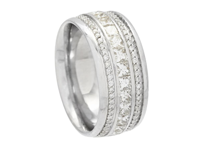 Smycken, RING, 18K vitguld