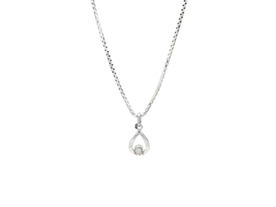 Smycken, HÄNGE MED KEDJA, silver