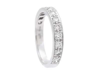 Smycken, ALLIANSRING, 18K vitguld
