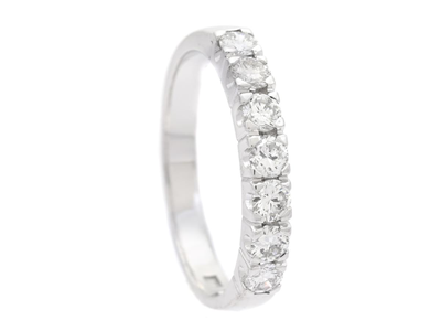 Smycken, ALLIANSRING, 18K vitguld