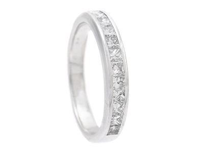 Smycken, ALLIANSRING, 18K vitguld