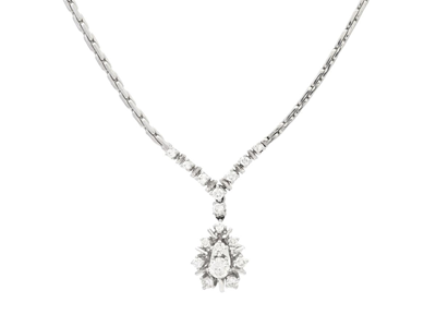 Smycken, COLLIER, 18K vitguld