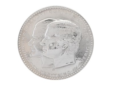 Medaljer, MINNESMEDALJ, finplatina