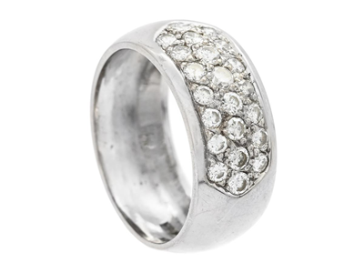 Smycken, RING, 18K vitguld