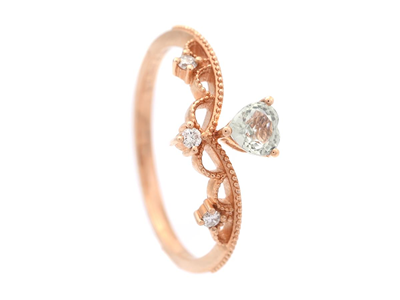Smycken, RING, 18K roséguld