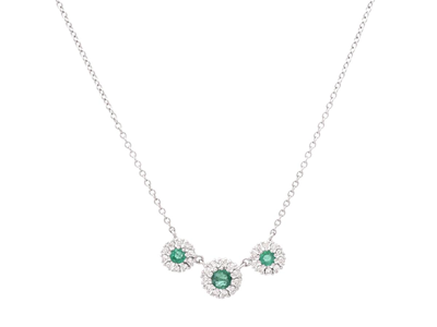 Smycken, COLLIER, 18K vitguld