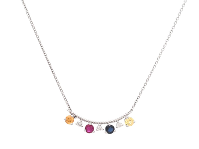 Smycken, COLLIER, 18K vitguld