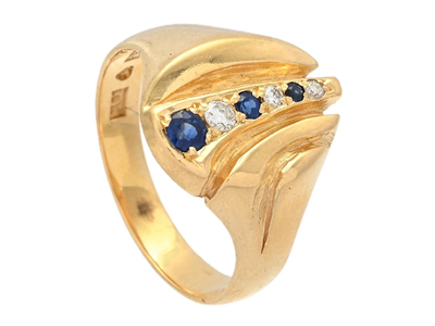 Smycken, RING, 18K guld