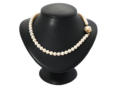 Smycken, PÄRLCOLLIER, odlade pärlor
