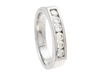 Smycken, RING, 18K vitguld