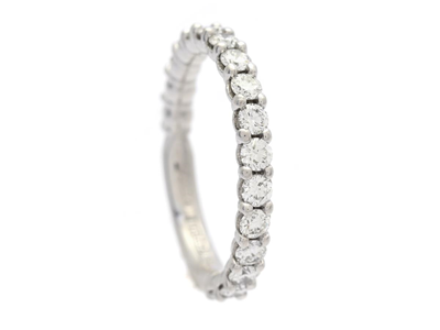 Smycken, ALLIANSRING, 18K vitguld