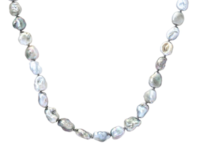 Smycken, PÄRLCOLLIER, Tahitipärlor (Keshi)