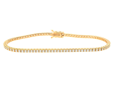 Smycken, TENNISARMBAND, 18K guld
