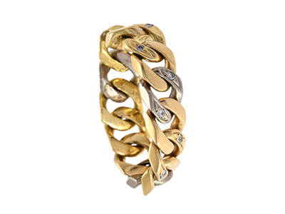 Smycken, RING, 18K guld/vitguld