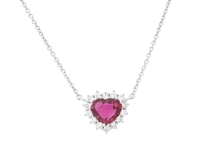 Smycken, COLLIER, 18K vitguld