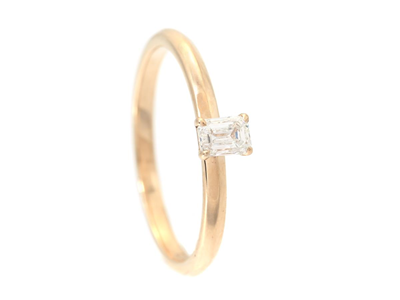Smycken, ENSTENSRING, 18K guld