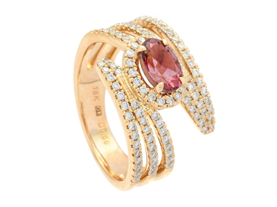 Smycken, RING, 18K guld