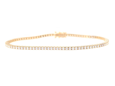 Smycken, TENNISARMBAND, 18K guld