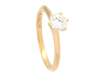 Smycken, ENSTENSRING, 18K guld