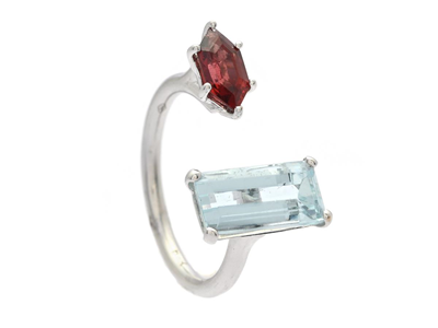 Smycken, RING, 18K vitguld