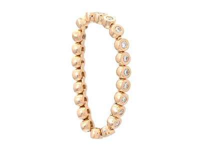 Smycken, HELALLIANSRING, 18K guld