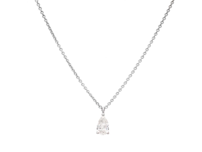 Smycken, COLLIER, 18K vitguld