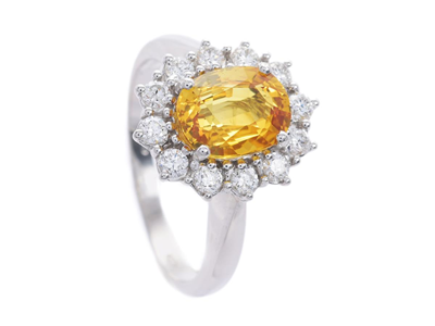 Smycken, CARMOSÉRING, 18K vitguld