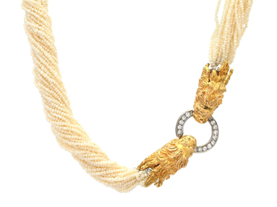 Smycken, PÄRLCOLLIER, 30-rader