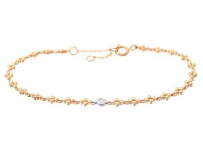 Smycken, ARMBAND, 18K guld/vitguld