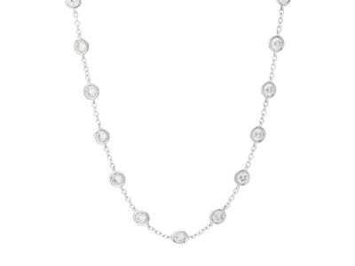 Smycken, COLLIER, 18K vitguld