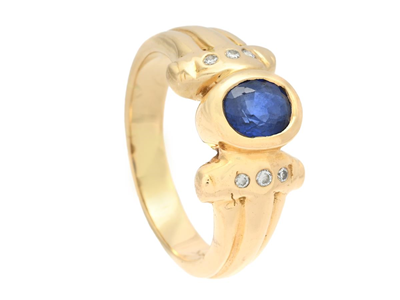 Smycken, RING, 18K guld