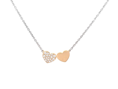 Smycken, COLLIER, 18K guld/vitguld