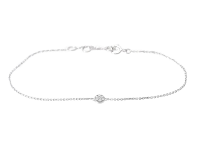 Smycken, ARMBAND, 18K vitguld