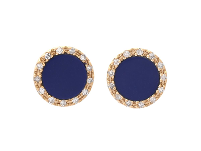 Smycken, ÖRHÄNGEN, 18K guld med lapis lazuli 0,64 ctv