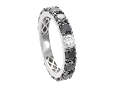 Smycken, RING, 18K vitguld