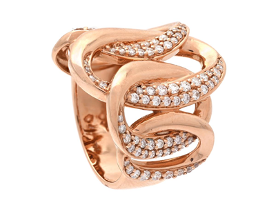 Smycken, RING, 18K roséguld