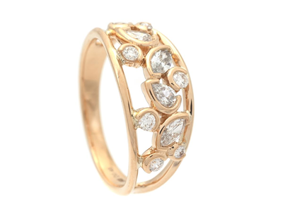 Smycken, RING, 18K guld