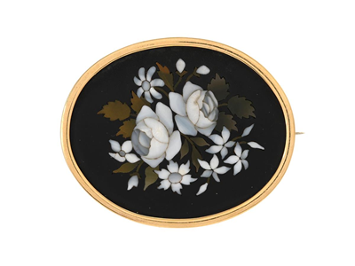 Smycken, BROSCH, 18K guld